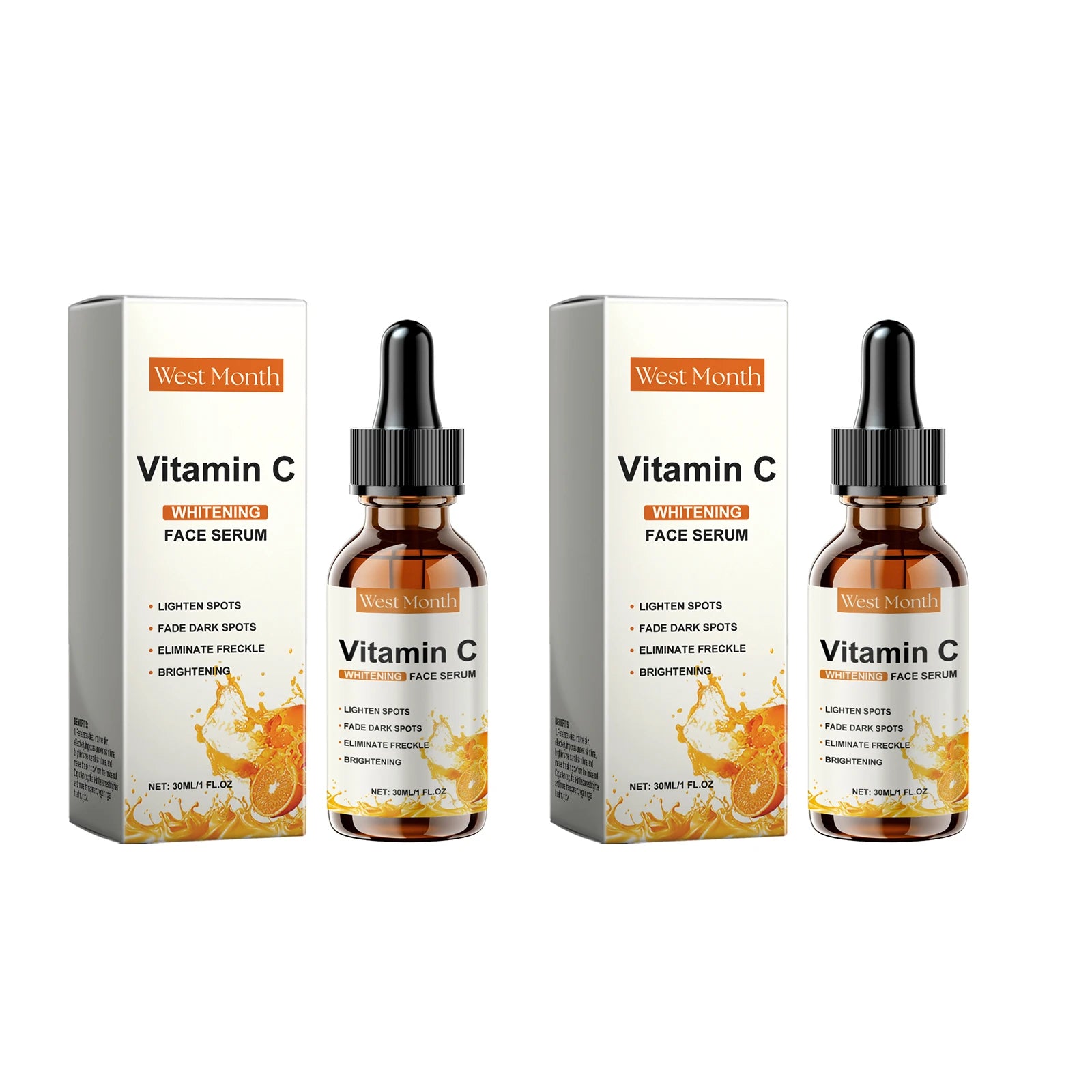 Vitamin C Brightening Face Serum — Fade Dark Spots & Even Tone