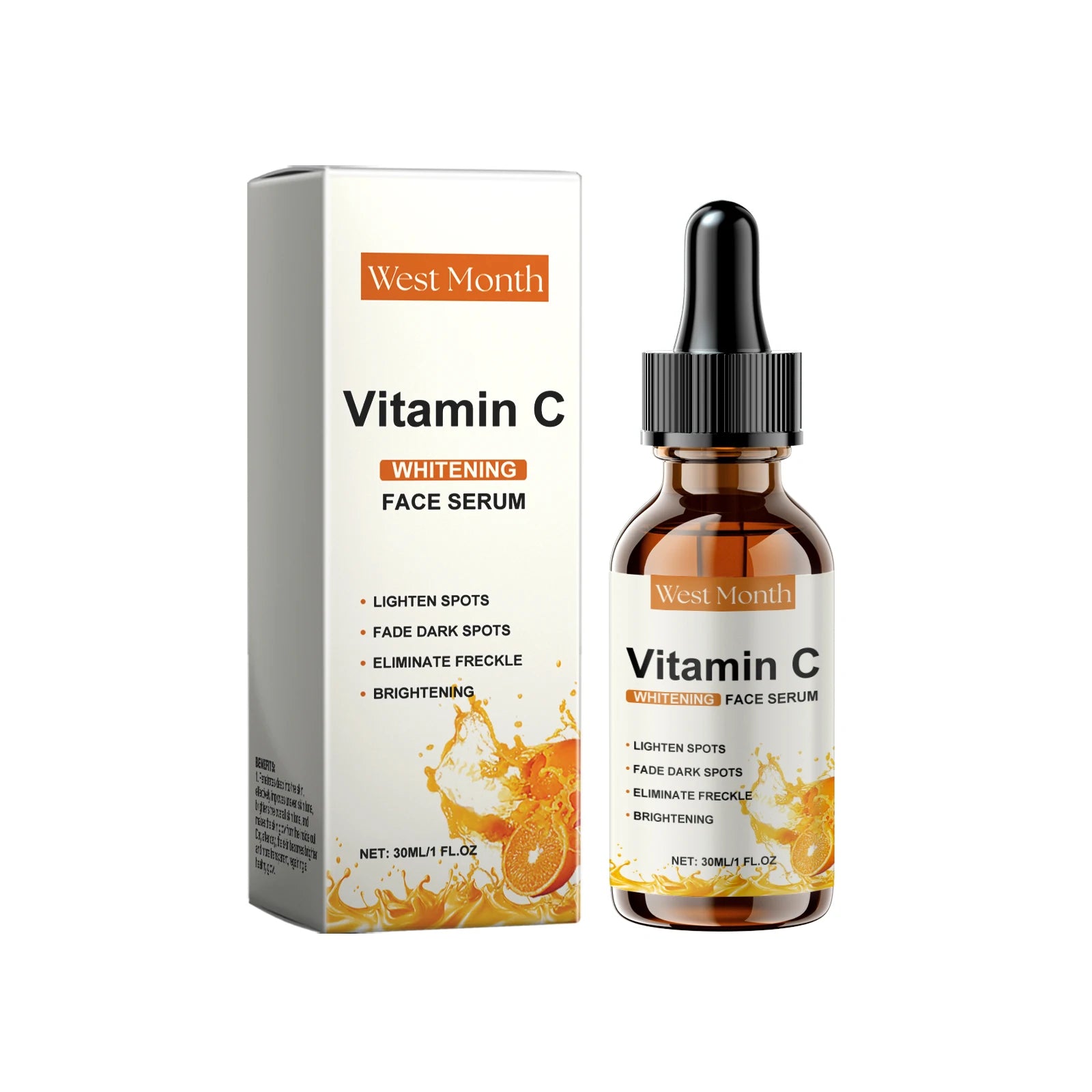 Vitamin C Brightening Face Serum — Fade Dark Spots & Even Tone