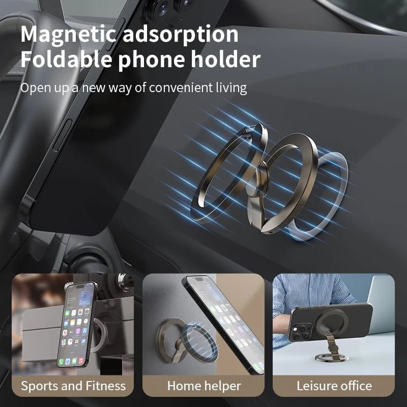 MagSafe Ring Phone Stand — Magnetic Kickstand for iPhone
