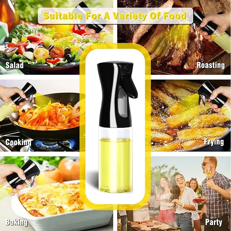Oil Spray Bottle — Kitchen Mist Sprayer for Cooking & BBQ