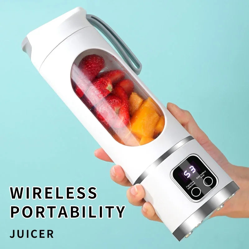 Portable Blender — 10-Blade Ice Crusher for Smoothies & Shakes