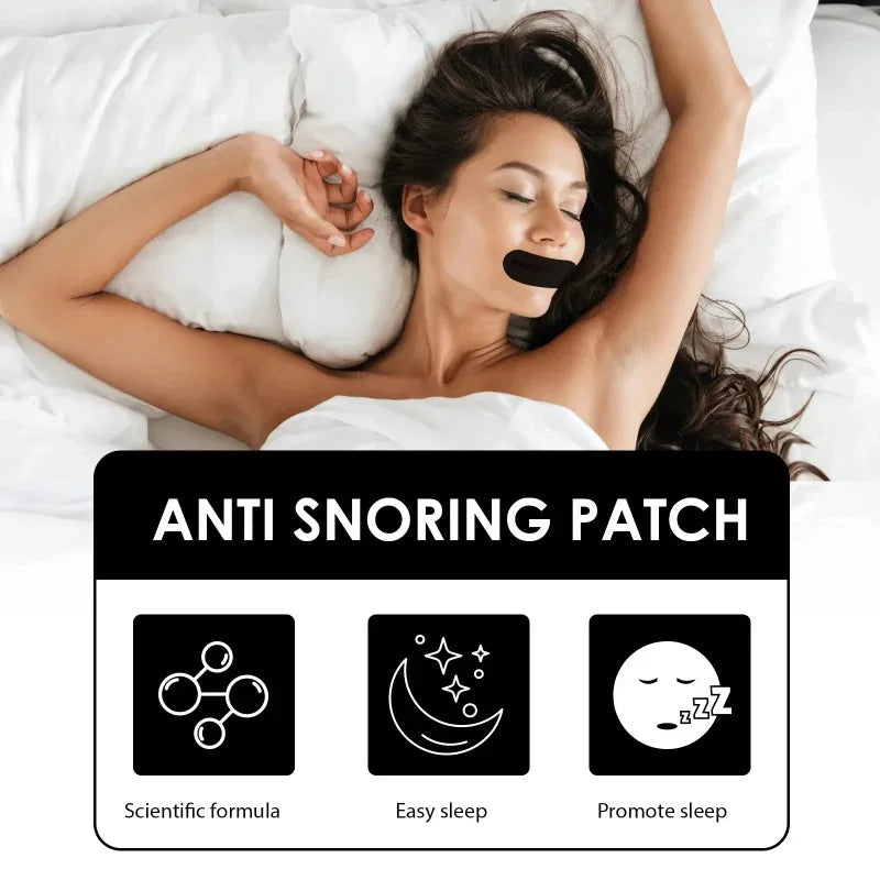 Anti-Snoring Mouth Sleep Tape (30-Pack) — Better Breathing, Better Sleep