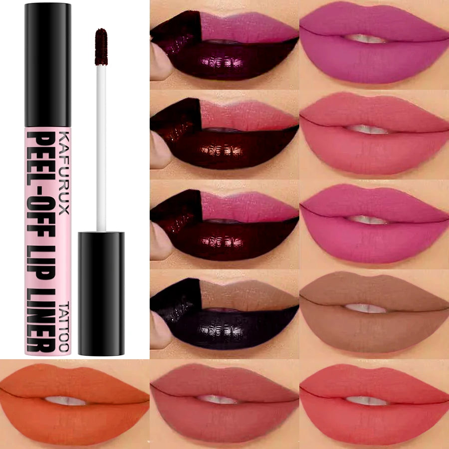 Peel-Off Lip Stain — Long-Lasting Waterproof Tint