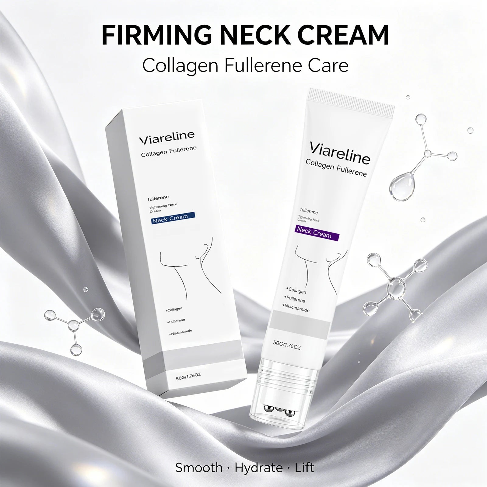 Firming Neck Cream — Anti-Wrinkle Tighten & Lift with Collagen