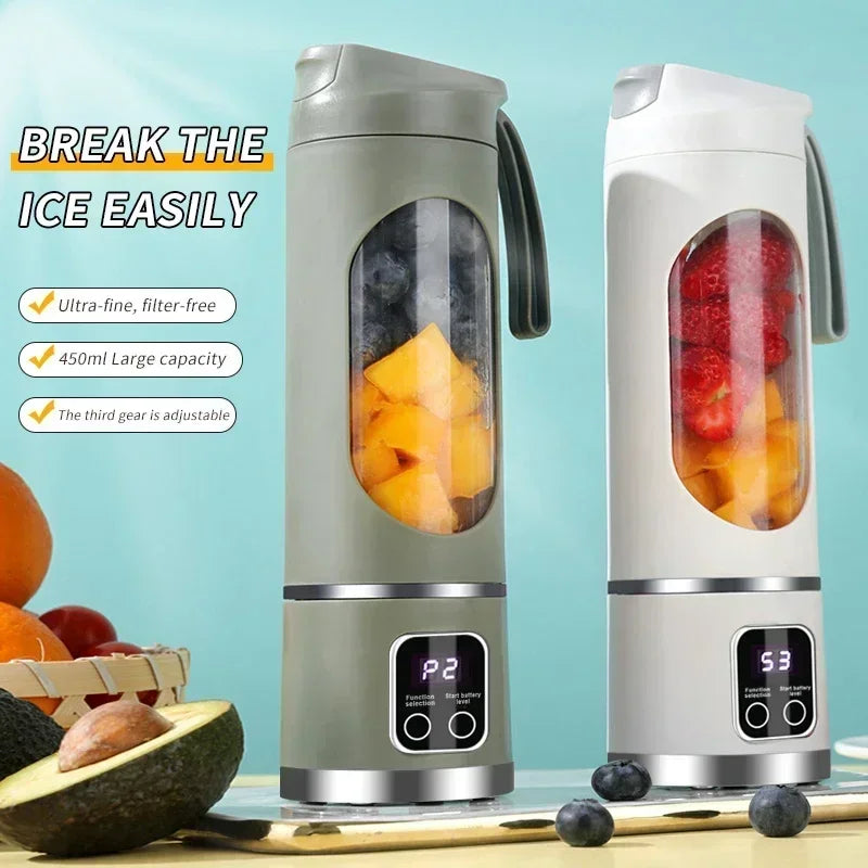 Portable Blender — 10-Blade Ice Crusher for Smoothies & Shakes