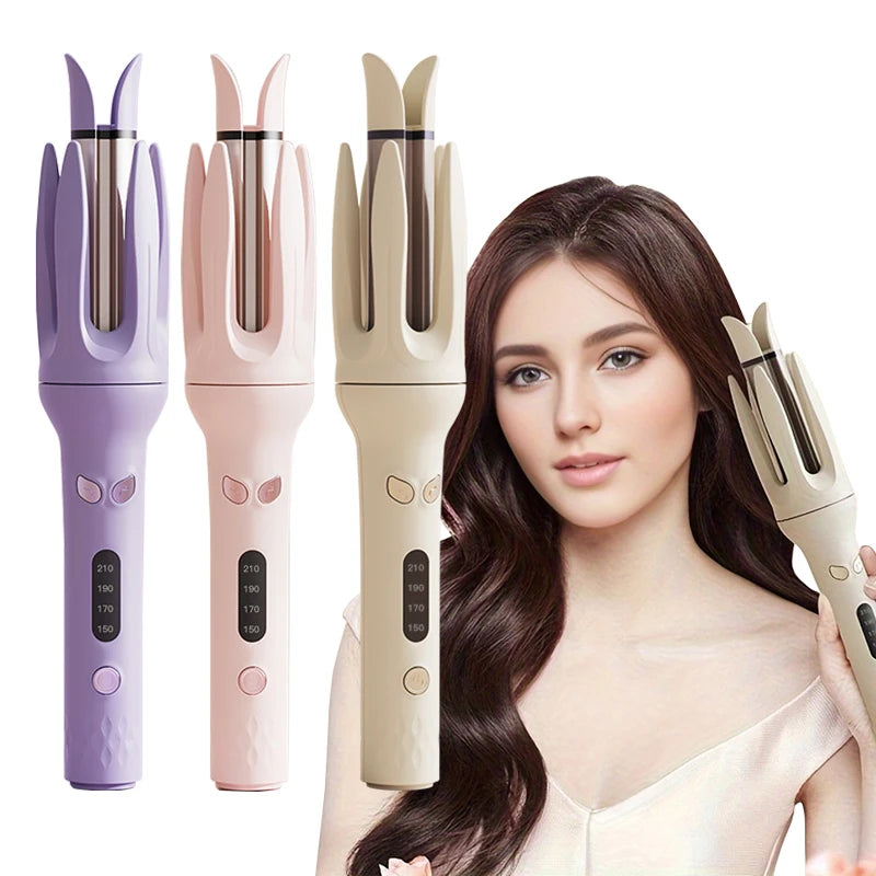 Automatic Rotating Curling Iron — Effortless Salon Curls in Minutes