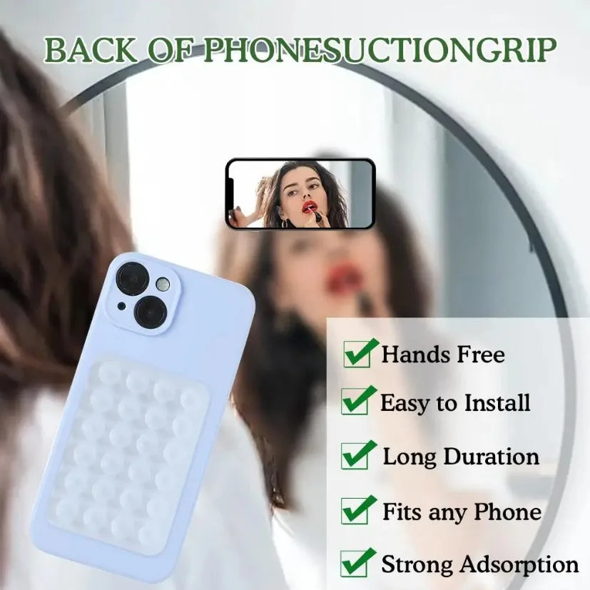 Silicone Suction Phone Holder — Multifunctional Wall Mount