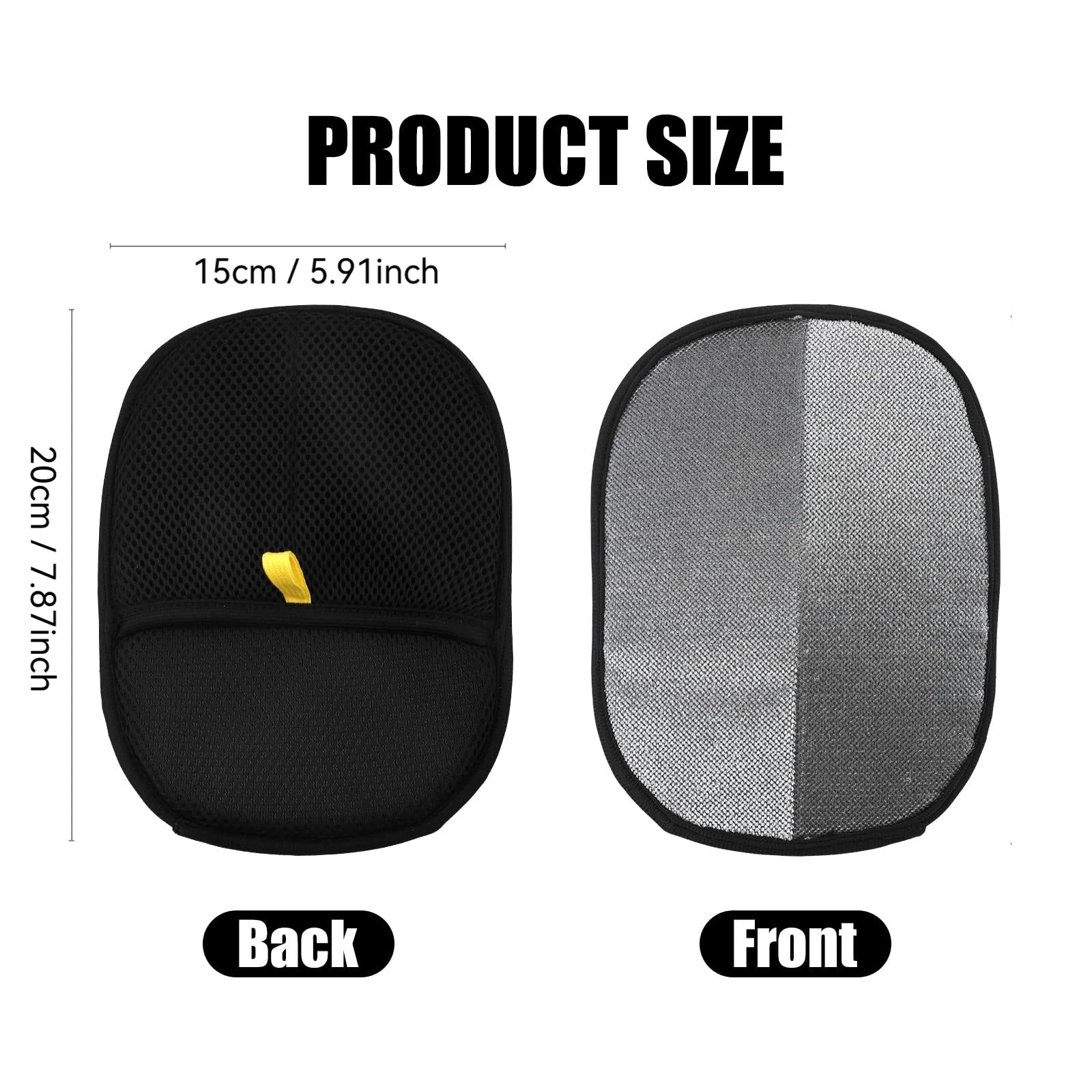 Pet Hair Removal Grooming Glove — Reusable Deshedding Mitt for Cats & Dogs