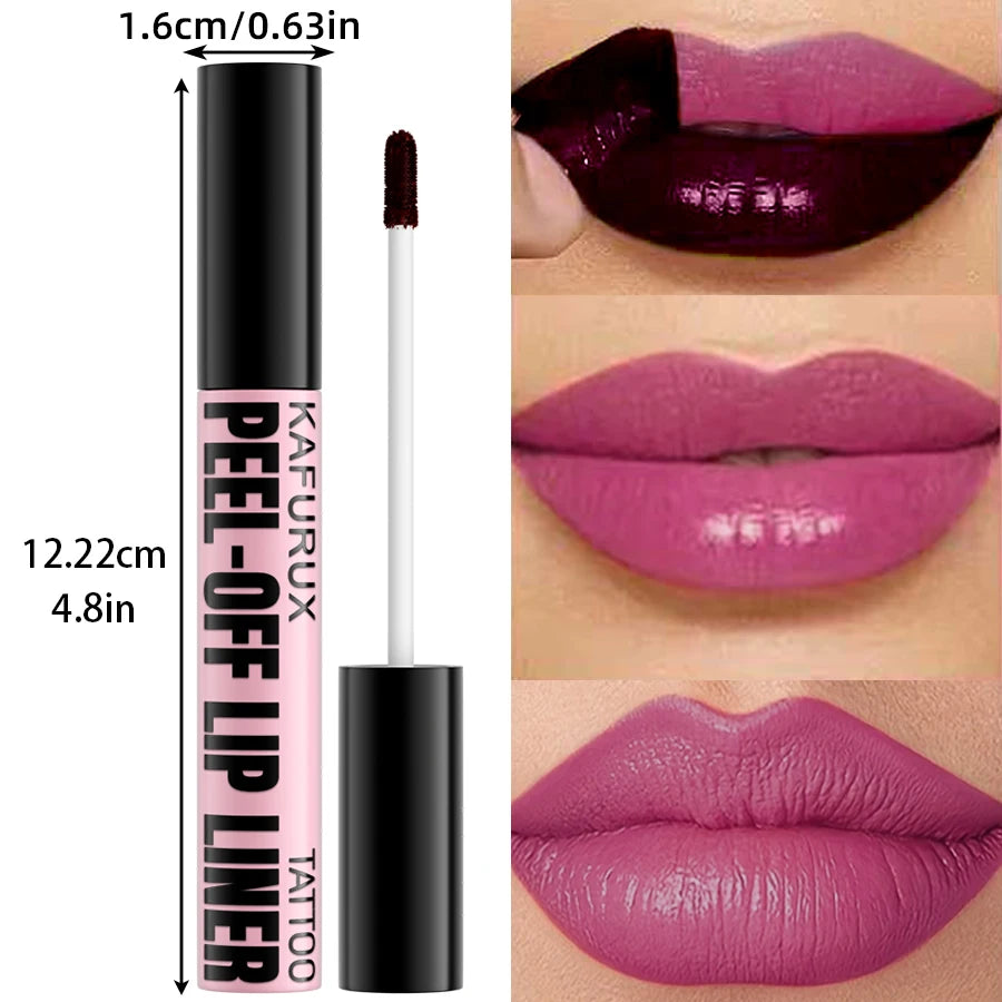Peel-Off Lip Stain — Long-Lasting Waterproof Tint