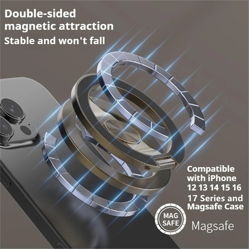 MagSafe Ring Phone Stand — Magnetic Kickstand for iPhone