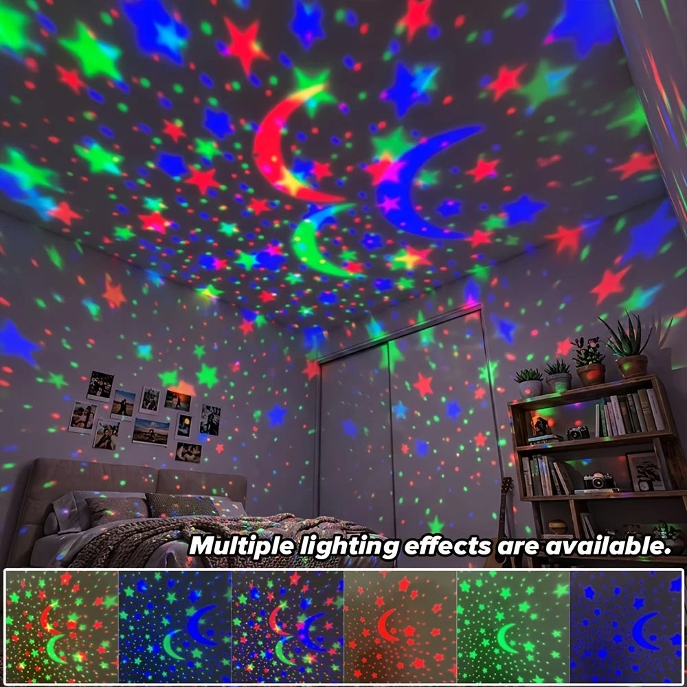 LED Galaxy Star Projector — Room Ambiance Night Light