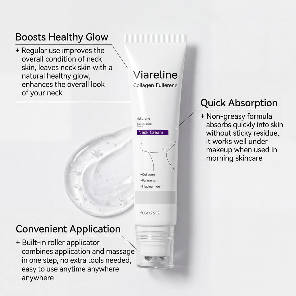 Firming Neck Cream — Anti-Wrinkle Tighten & Lift with Collagen