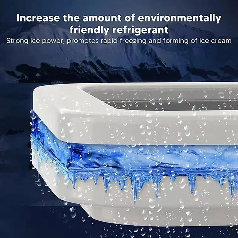 Rolling Ice Cream Pan — Instant Frozen Dessert Maker