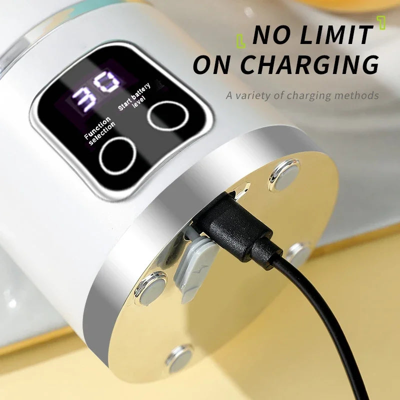Portable Blender — 10-Blade Ice Crusher for Smoothies & Shakes