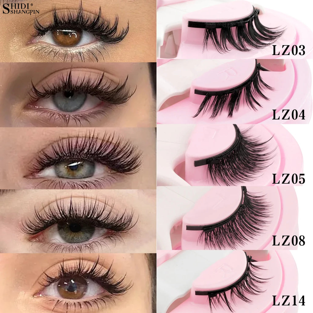 Magnetic Eyelashes — Reusable, No Glue Needed (with Tweezer)