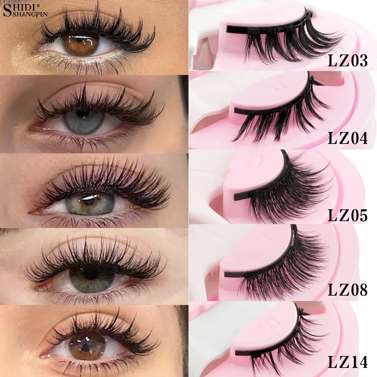 Magnetic Eyelashes — Reusable, No Glue Needed (with Tweezer)
