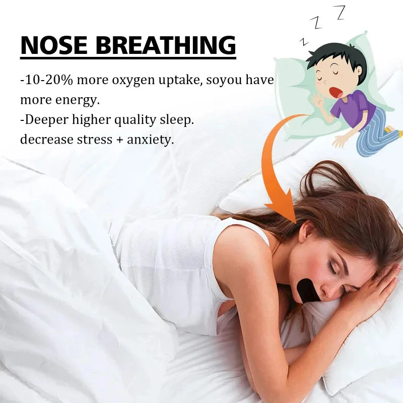 Anti-Snoring Mouth Sleep Tape (30-Pack) — Better Breathing, Better Sleep