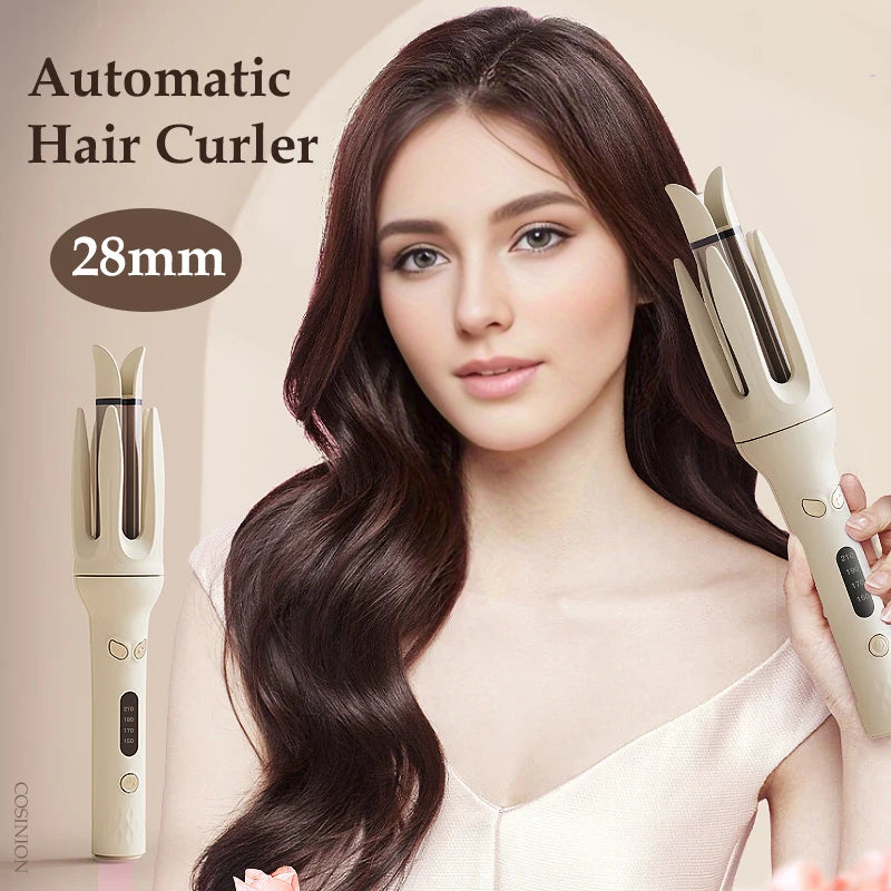 Automatic Rotating Curling Iron — Effortless Salon Curls in Minutes