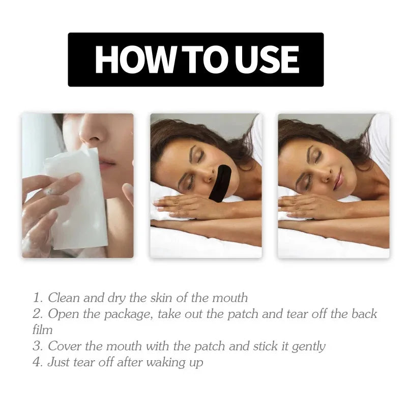 Anti-Snoring Mouth Sleep Tape (30-Pack) — Better Breathing, Better Sleep