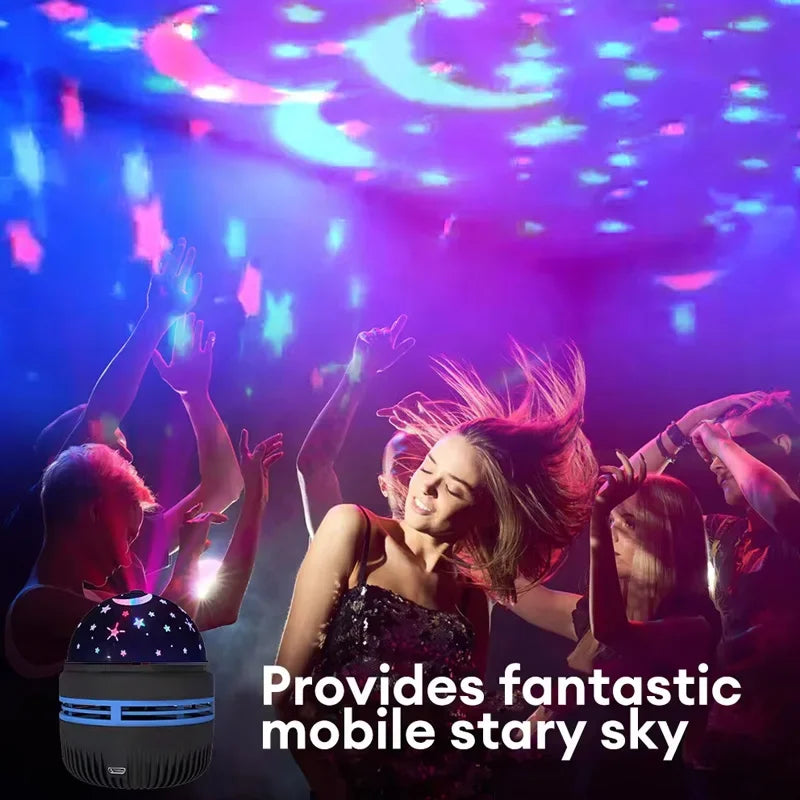LED Galaxy Star Projector — Room Ambiance Night Light