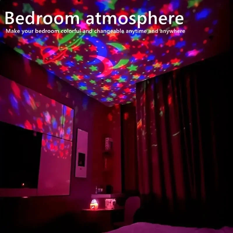 LED Galaxy Star Projector — Room Ambiance Night Light